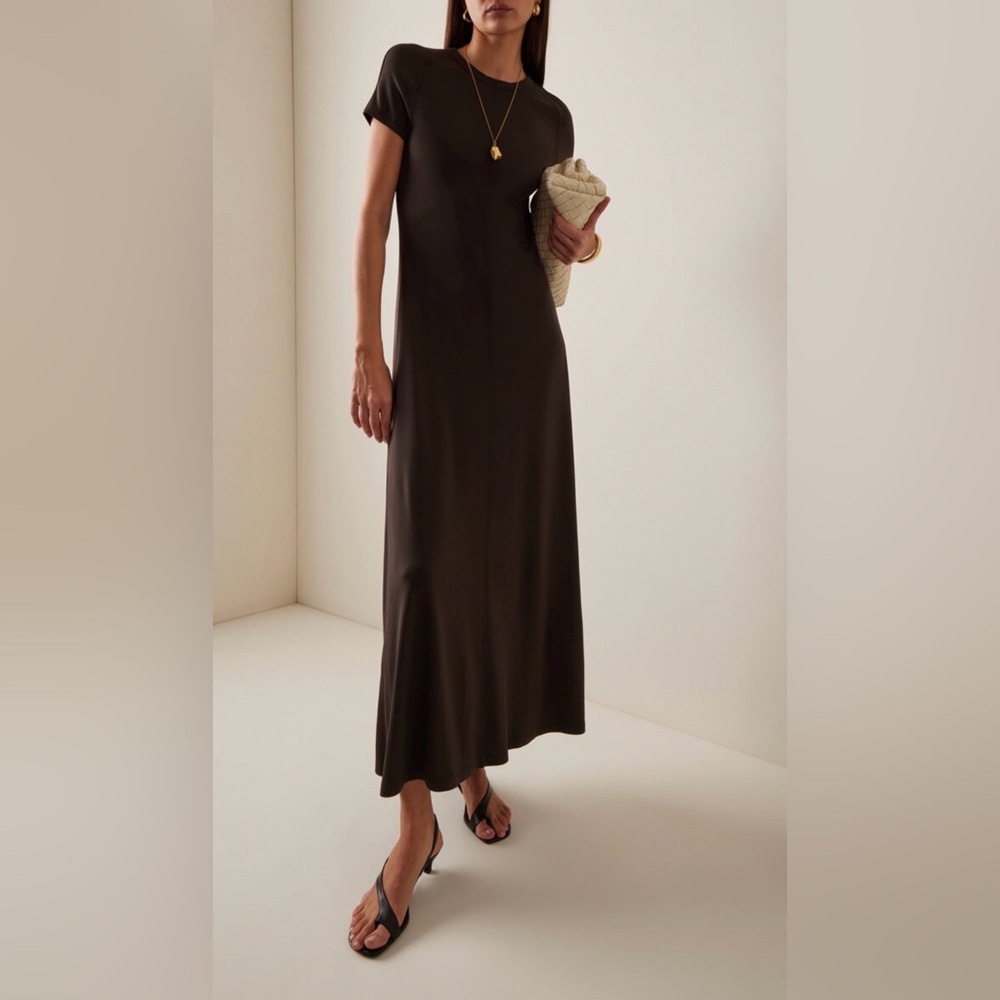 Toteme Fluid Maxi Dress, M, Pepper